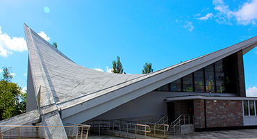The exterior of Athy library