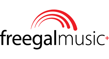 Freegal music streaming service logo FreegalMusic+